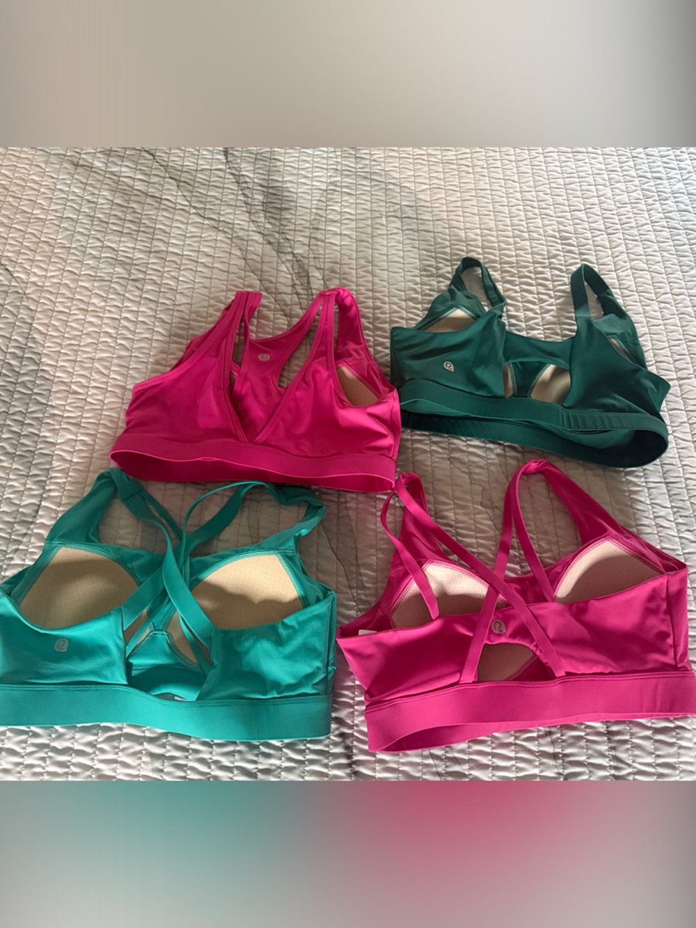 XL Sports Bra Molded Cups Running Girl - Picture 3 of 4